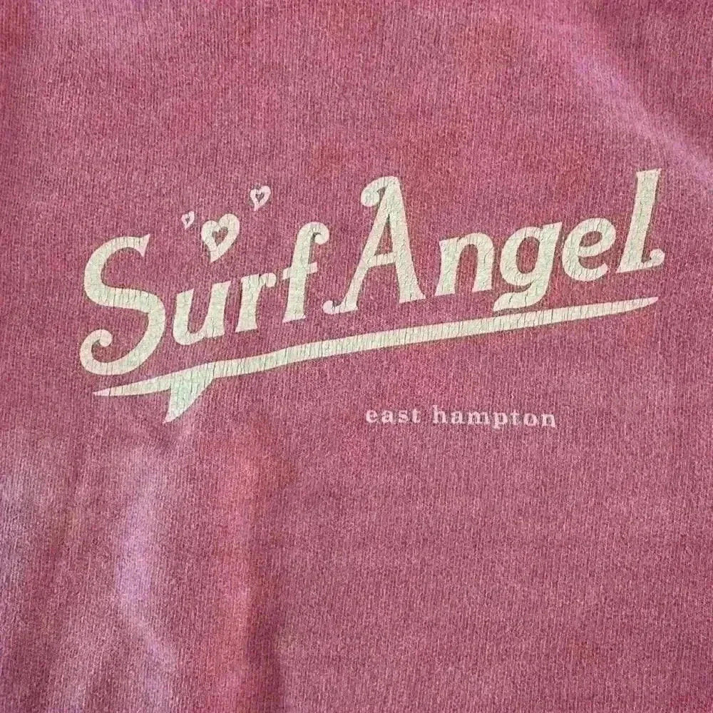 EAST HAMPTON SURF ANGEL SWEAT SHIRT SIZE S PINK - Picture 4 of 5